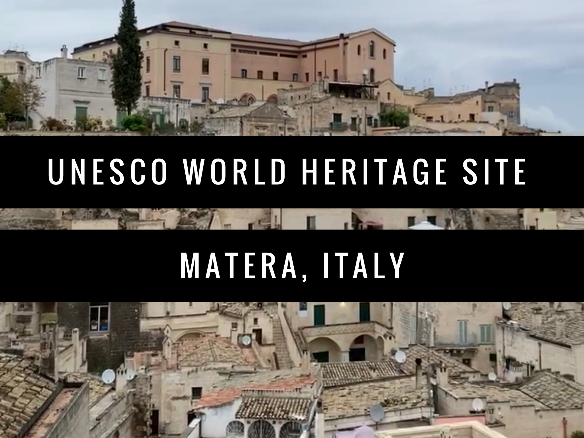 Matera Italy a UNESCO World Heritage Site near Puglia Italy