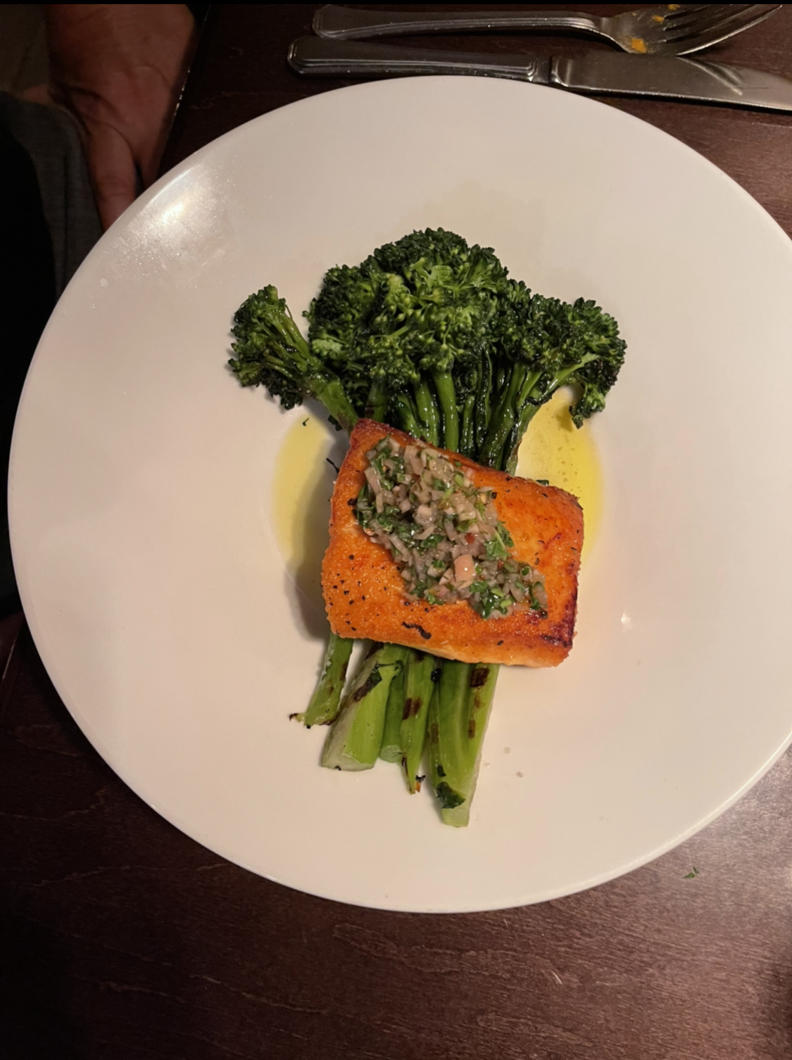 Salmon with Broccolini